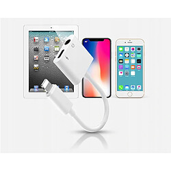 Avis GUPBOO Adaptateur Répartiteur Casque iPhone X XS 11 12 13,JL102