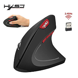 Universal T24 2,4g Mouse sans fil souris verticale ergonomique avec récepteur USB 2400dpi vertical ergonomique