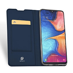 Avis Dux Ducis Etui en PU avec support bleu foncé pour votre Samsung Galaxy A20e