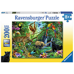 Ravensburger Puzzle 200 p XXL - Animaux de la jungle