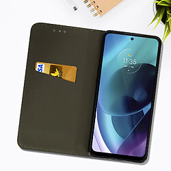 Avis Avizar Étui Motorola Moto G71 5G Clapet Magnétique Porte-carte Fonction Support noir