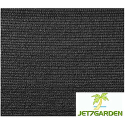 Jet7Garden Rouleau toile hdpe, 300gr, gris anthracite dimensions: 2,00mx10m