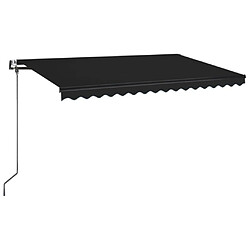 vidaXL Auvent rétractable automatique 450x350 cm Anthracite