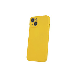 JAYM - Coque Silicone Jaune pour [ APPLE IPHONE 15 ] - 100% Silicone et Microfibre - Renforcée et Ultra Doux