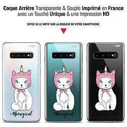 Avis Caseink Coque arrière Samsung Galaxy S10 (6.1 ) Gel HD [ Nouvelle Collection - Souple - Antichoc - Imprimé en France] Ce Chat Est MEOUgical