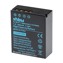 vhbw batterie compatible avec Olympus E-M1, E-M1 Mark II appareil photo DSLR (1600mAh, 7,4V, Li-Ion) avec puce d'information