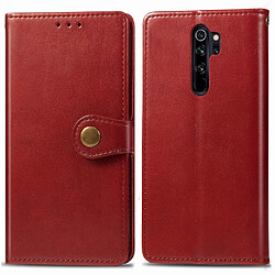 Etui en PU rouge pour votre Xiaomi Redmi Note 8 Pro