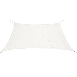 ComfortXL Voile D'ombrage Pehd Rectangulaire 2 X 4 M Blanc