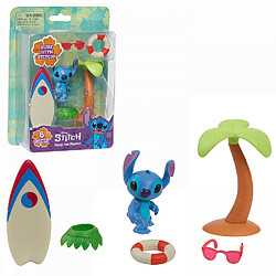 Giochi Preziosi Disney stitch - coffret surf, palmier et figurine