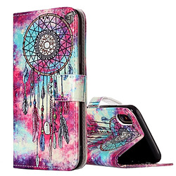 Wewoo Coque pour iPhone X Papillon Wind Chimes Motif Horizontal Flip Housse en cuir avec Titulaire & Card Slots & Wallet