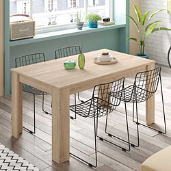 DansMaMaison Table de repas extensible - Chêne clair