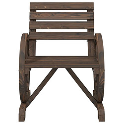 Acheter Maison Chic Chaises de jardin,fateuill d'extérieur Bois de sapin massif -GKD95733