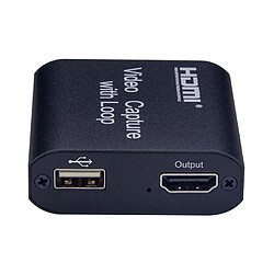 Carte d'Acquisition HDMI 4K USB 2.0 Avec Boucle Sortie 1080P Compatible Windows Android MacOS YONIS