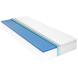 vidaXL Matelas 140 x 200 cm Mousse à mémoire de forme Visco 18 cm