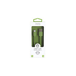 Acheter Jaym Câble USB vers Type-C 3A - 1,5 mètres - Collection POP - Vert