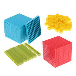 121pcs Montessori Decimal Cube Early Learning Jouets éducatifs Pour Les Enfants pas cher