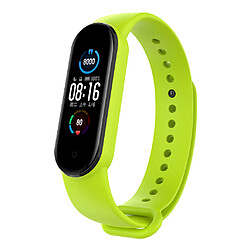 Pour Xiaomi MI Bande 5 Remplacement Silicone Bracelet Montre Bracelet Lime pas cher