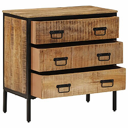 Acheter vidaXL Buffet 70x35x70 cm bois de manguier brut massif