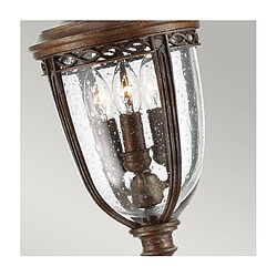 Avis Elstead Lighting Lampe sur pied extérieur English Acier,Verre pressé Bronze britannique