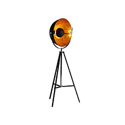 Acheter Vente-Unique Lampadaire cinéma industriel MOVIE - H. 166 cm - Bicolore intérieur doré extérieur noir