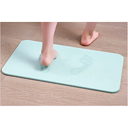 Avis Universal Ménage Boue de diatomées Absorption antidérapante Séchage rapide Super absorbant Tapis de salle de bains Tapis de cuisine Tapis de porte Brouillard | Serviettes de bain(Vert)