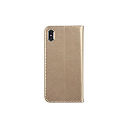 Etui fermeture magnétique pour iPhone Xs Max - Or