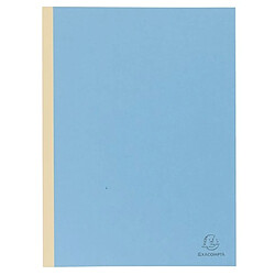 Chemise Exacompta 24 x 32 cm dos toilé 3 cm bleue - Paquet de 25