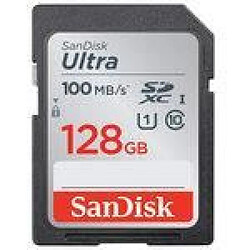 Carte mémoire SDXC UHS-I U1 128 Go - SANDISK - ULTRA SDHC 100MB/s