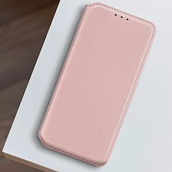 Avizar Étui pour iPhone 11 Pro Max Porte-carte Support Clapet Magnétique Rose gold pas cher