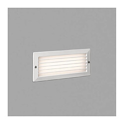 faro Applique encastrée de jardin Stripe blanc 1 ampoule 10cm