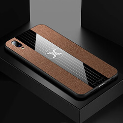 Wewoo Coque Souple Pour Vivo Y93 XINLI étui de protection TPU antichoc Texture Brown