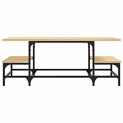 Acheter Maison Chic Tabls basse,Table Console pour salon chêne sonoma 100x50,5x40 cm bois d'ingénierie -MN74448