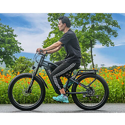 Vélo électrique de montagne Shengmilo MX05 26 pouces gros pneus 500 W moteur Bafang 42 km/h vitesse pas cher