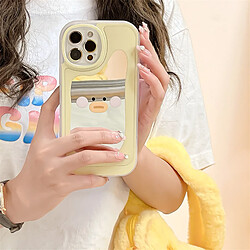 Avis GUPBOO Étui pour iPhone13ProMax Mignon canard drôle coque de téléphone miroir femme