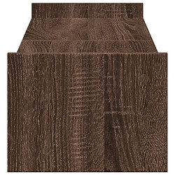 Acheter vidaXL Support de moniteur chêne marron 100x27x20 cm bois d'ingénierie