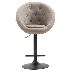 Non Tabouret de bar London V2 tissu noir