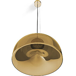 ICONIK INTERIOR Lampe Suspension en Cristal - Design Moderne - Grenda Fumée pas cher