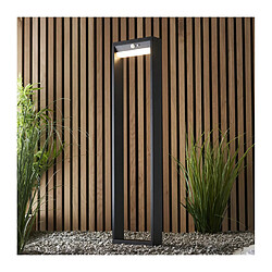 Acheter Endon Borne de jardin Dannah Alliage d'aluminium,polycarbonate Noir, blanc texturé 1 ampoule 80cm