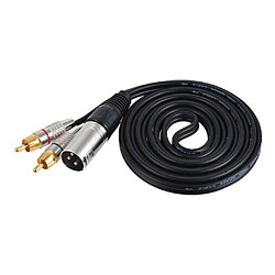 RCA mâle mâle XLR femelle