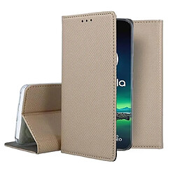 Acheter Htdmobiles Housse etui portefeuille avec coque interieure en silicone pour Motorola Edge 50 Pro 5G + film ecran - OR MAGNET