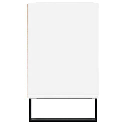 Acheter vidaXL Meuble TV blanc 69,5 x 30 x 50 cm bois d'ingénierie