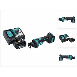 Makita DCO 181 RG1 Affleureuse plaque de plâtre sans fil 32000 tr/min Brushless 18V + 1x Batterie 6,0 Ah + Chargeur