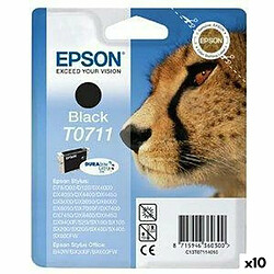 Cartouche d'encre originale Epson STYLUS D-78/92/120/DX-4000/5000/6000/7000F Noir (10 Unités)