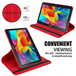 Cadorabo Coque Samsung Galaxy Tab 4 (10.1 Zoll) Etui en Rouge pas cher