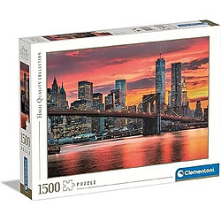 Clementoni Puzzle East River au crépuscule - 1 500 pièces (CLE31693)