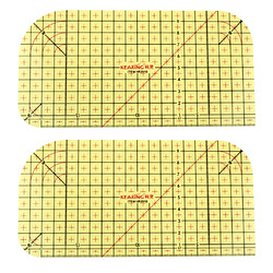 2x Bricolage Patchwork Chaud Repassage Contrôle Règle Couture Outils Tricot Accessoires