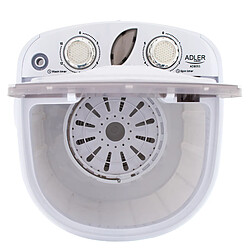 Avis Portable Mini Machine à Laver Camping Caravane 3Kg Spin Sèche-linge Séchage, 150, Blanc, Adler, AD 8055