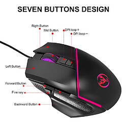 Avis Mini Clavier De Jeu à Une Main Souris Combo Jeu Filaire USB 35 Touches Accessoire V100 + A876