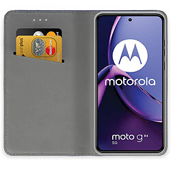 Avis Htdmobiles Housse pour Motorola Moto G84 5G - etui coque pochette portefeuille + film ecran - ROUGE MAGNET