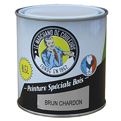 Peinture Spécial Bois - Satinée - Brun charbon - 0.5 L - ONIP